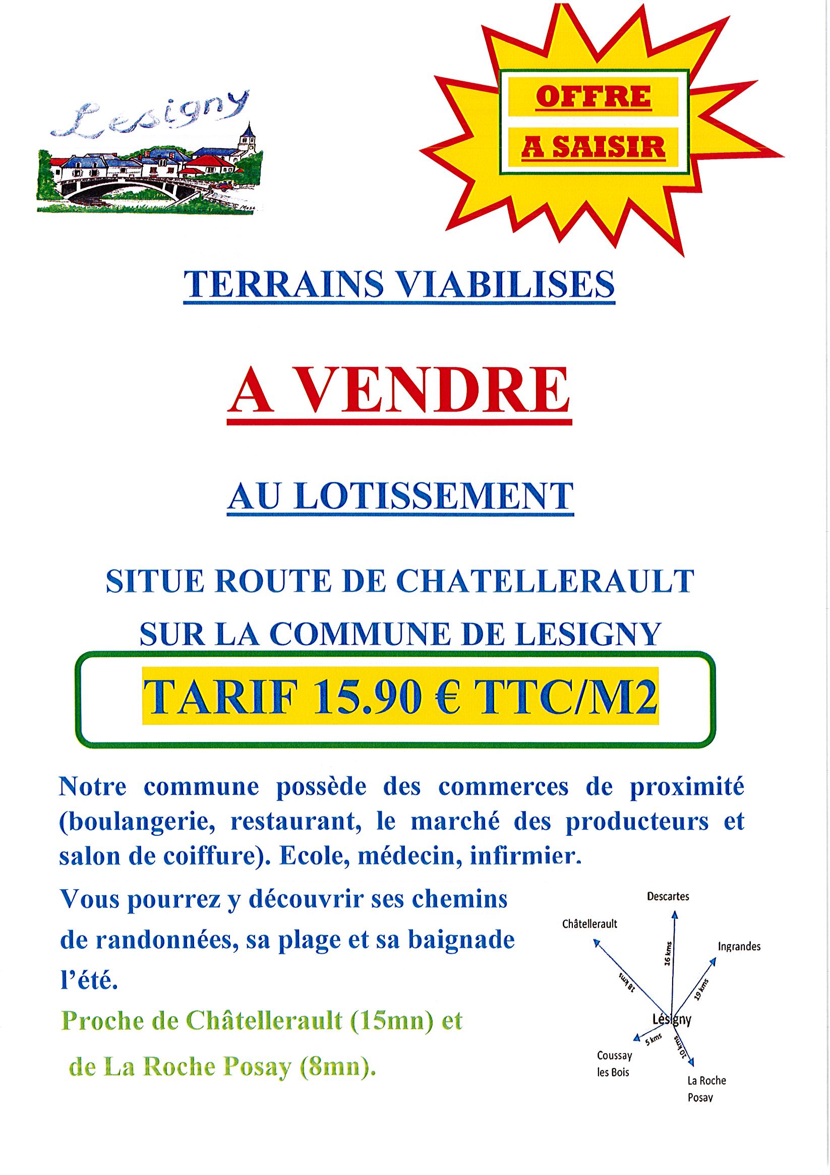 AFFICHE TERRAIN LOTISSEMENT 