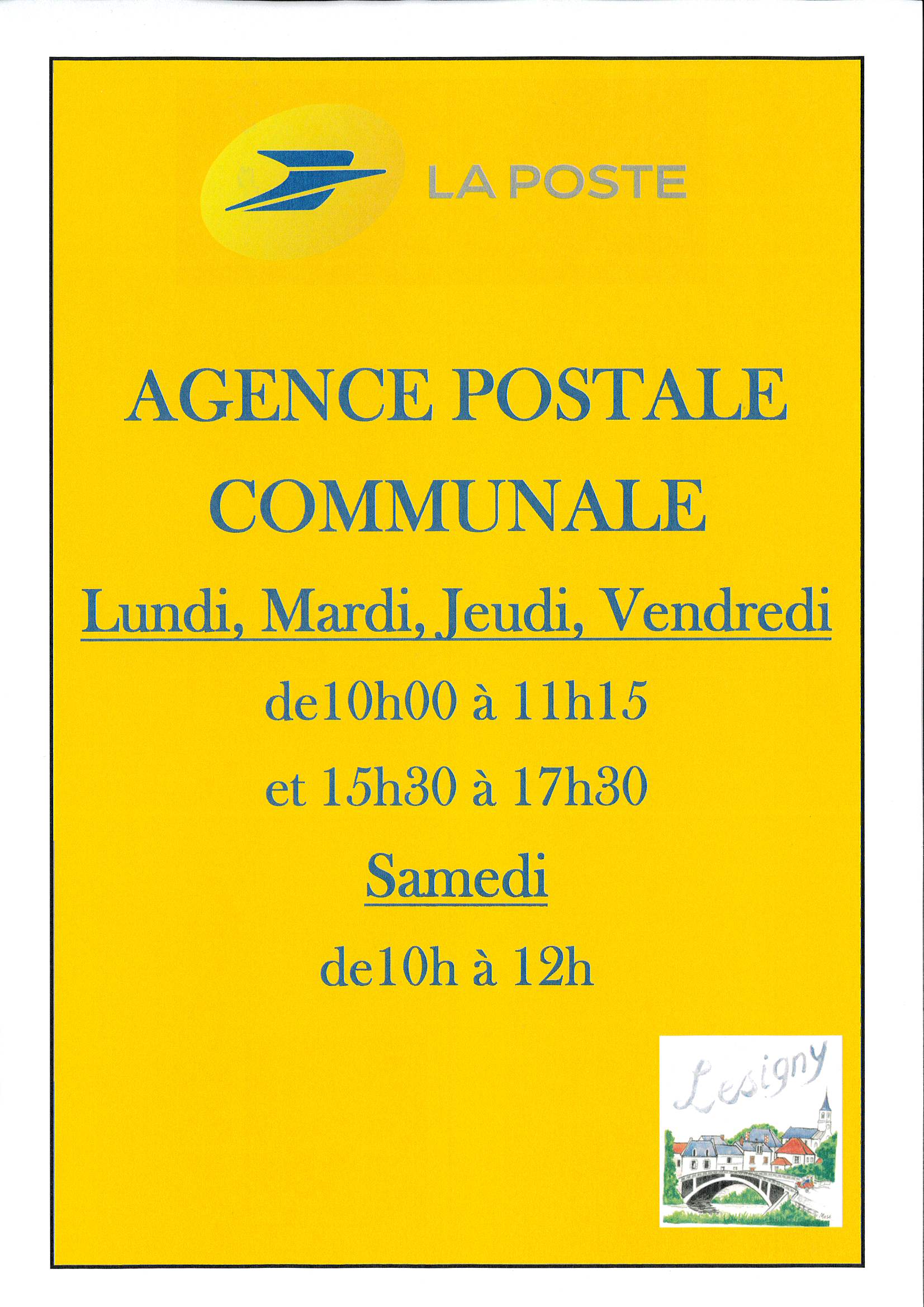 POSTE FERMETURE